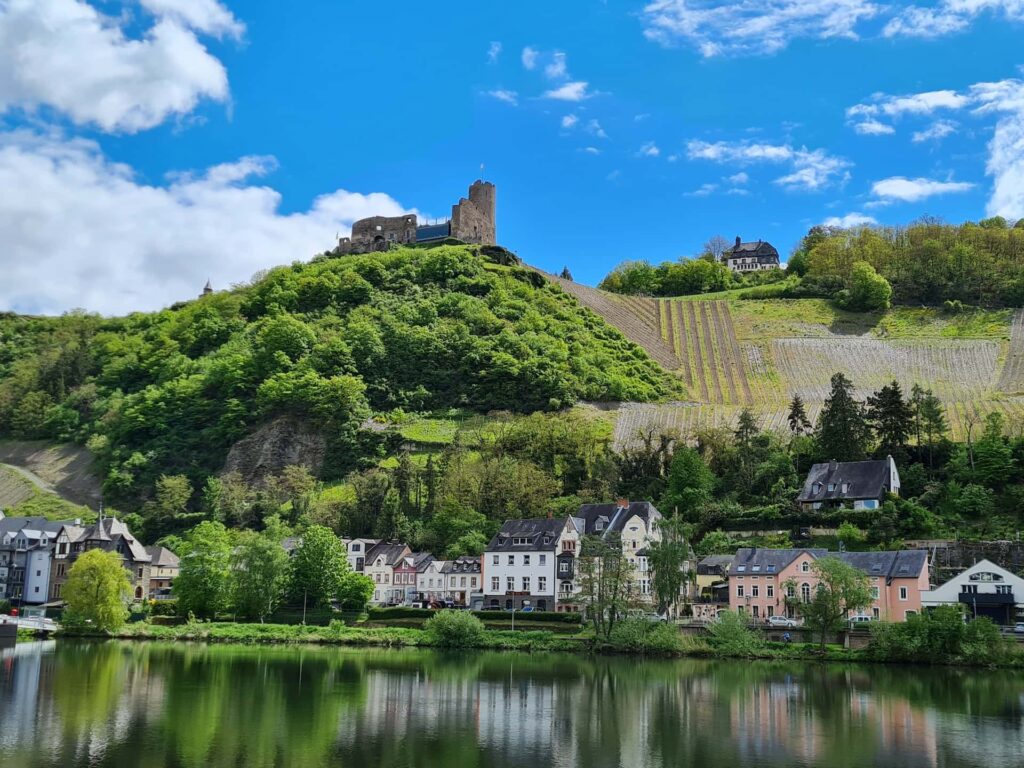 Blick auf die Burg Landshut