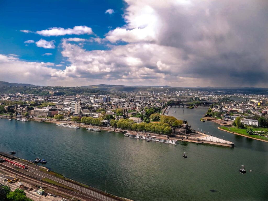 Das Deutsche Eck in Koblenz