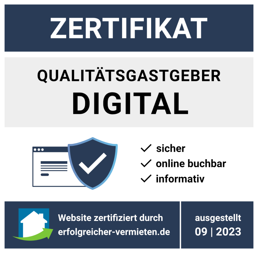 Qualitätsgastgeber – zertifiziert